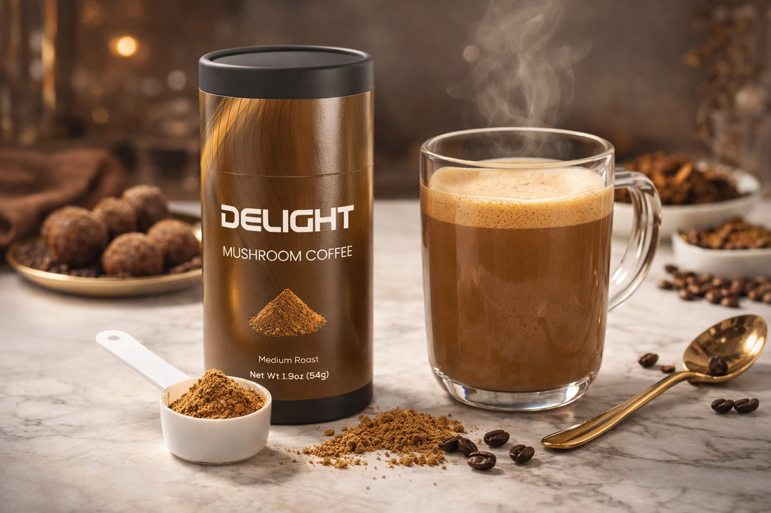Coffee, Evolved: A Smoother Daily Ritual with Delight Mushroom Coffee